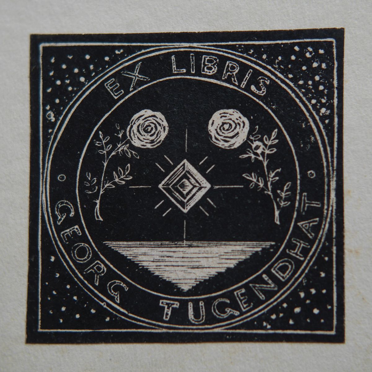 見開きの蔵書票（Ex Libris）
